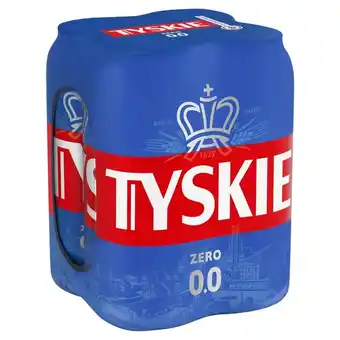 Auchan Tyskie Piwo bezalkoholowe 2 l (4 x 0,5 l) oferta