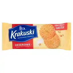 Auchan Krakuski Deserowe Herbatniki z cukrem 200 g oferta