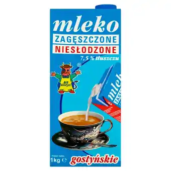 Auchan SM Gostyń Mleko gostyńskie zagęszczone niesłodzone 7,5% 1 kg oferta