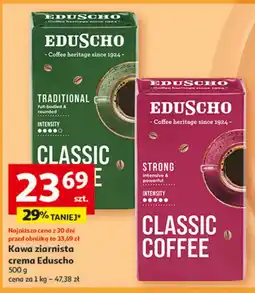 Auchan Kawa ziarnista Eduscho oferta