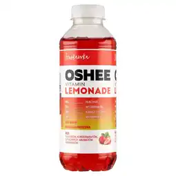 Auchan Oshee Vitamin Lemonade Napój niegazowany truskawka 555 ml oferta