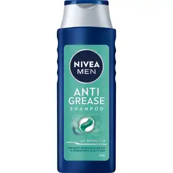 Auchan Nivea MEN Anti Grease Męski szampon do włosów przetłuszczających się 400 ml oferta