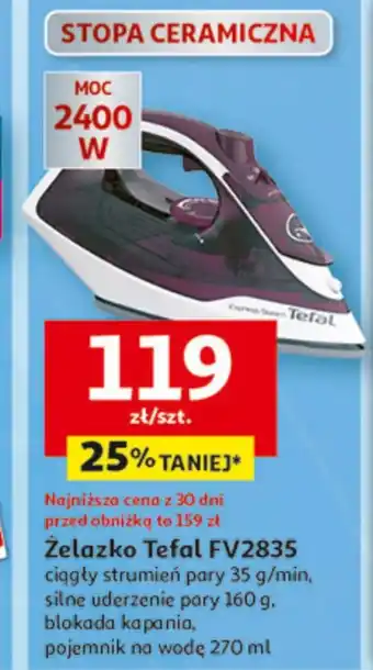 Auchan Żelazko Tefal oferta