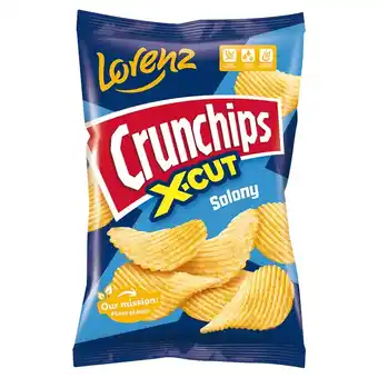 Lewiatan Crunchips X-Cut Chipsy ziemniaczane solony 140 g oferta