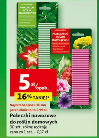 Auchan Pałeczki nawozowe To ta! oferta