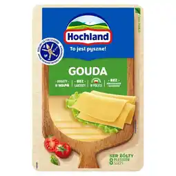 Lewiatan Hochland Ser żółty gouda w plastrach 135 g oferta