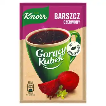 Lewiatan Knorr Gorący Kubek Barszcz czerwony 14 g oferta