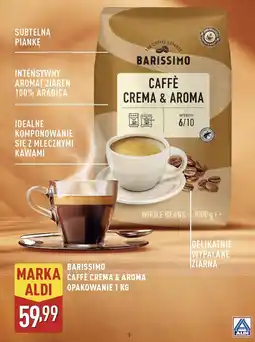 ALDI Kawa Barissimo Caffe Crema&Aroma oferta