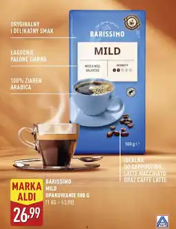 ALDI Kawa Barissimo Mild oferta