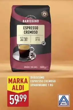 ALDI Kawa Barissimo Espresso Cremoso oferta