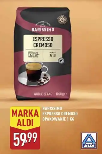 ALDI Kawa Barissimo Espresso Cremoso oferta