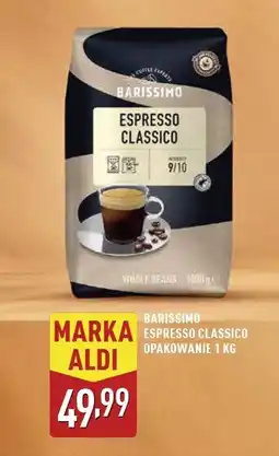 ALDI Kawa Barissimo Espresso Classico oferta