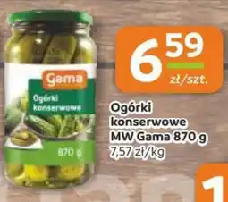 Gama Ogórki konserwowe MW Gama oferta