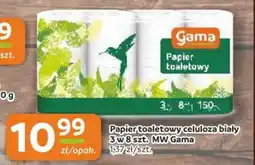 Gama Papier toaletowy celuloza biały MW Gama oferta