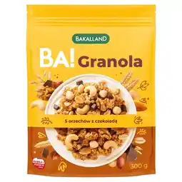 Gama Bakalland Ba! Granola 5 orzechów z czekoladą 300 g oferta