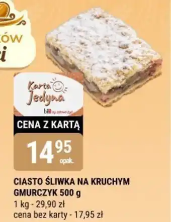 bi1 Ciasto śliwka na kruchym gmurczyk oferta