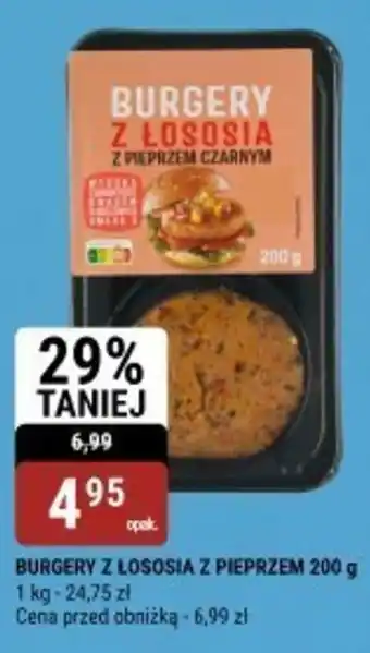 bi1 Burgery z łososia z pieprzem czarnym oferta