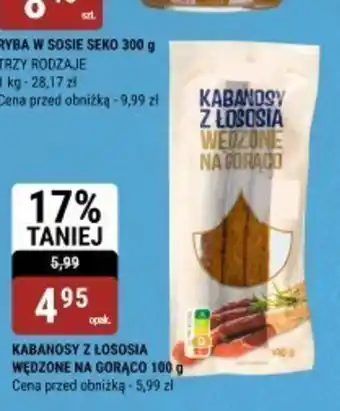 bi1 Kabanosy z łososia wędzone na gorąco oferta