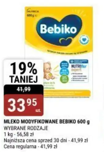 bi1 Mleko modyfikowane bebiko oferta