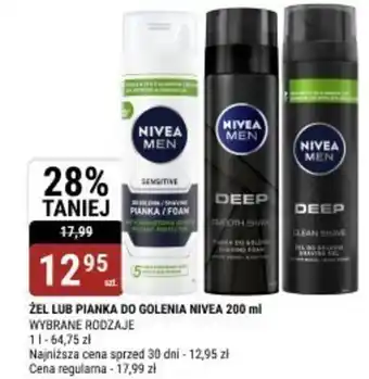 bi1 Żel lub pianka do golenia nivea oferta