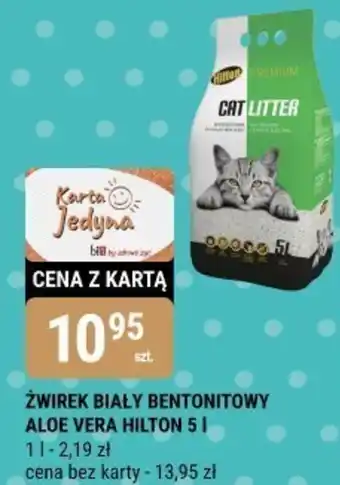 bi1 Żwirek biały bentonitowy aloe vera hilton oferta