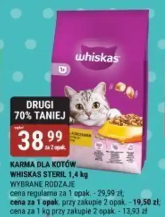 bi1 Karma dla kotów whiskas steril oferta