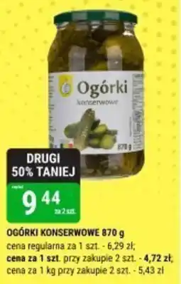 bi1 Ogórki konserwowe oferta