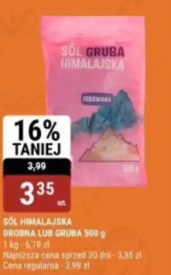 bi1 Sól himalajska drobna / gruba oferta