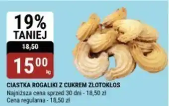 bi1 Ciastka rogaliki z cukrem złotoklos oferta