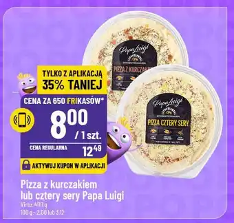 Polomarket Pizza z kurczakiem Papa luigi oferta