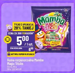 Polomarket Guma rozpuszczalna owocowa Mamba magic sticks oferta