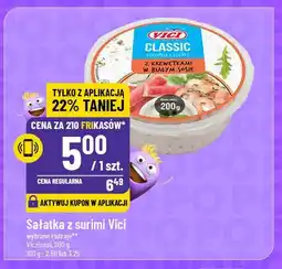 Polomarket Sałatka surimi z krewetkami w białym sosie Vici oferta