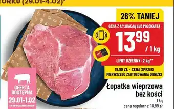 Polomarket Łopatka wieprzowa bez kości oferta