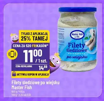 Polomarket Filety śledziowe po wiejsku Master fish oferta