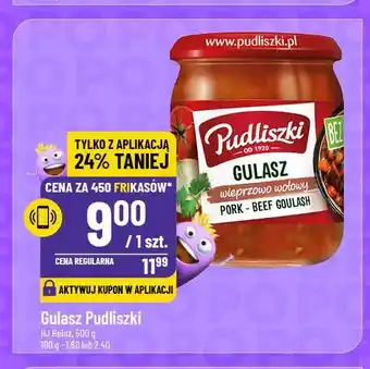 Polomarket Gulasz wieprzowo-wołowy Pudliszki oferta