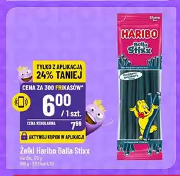 Polomarket Żelki malinowo-jeżynowe Haribo balla stixx oferta