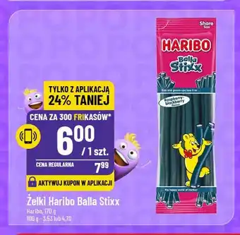 Polomarket Żelki malinowo-jeżynowe Haribo balla stixx oferta