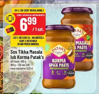 Polomarket Sos tikka masala Patak's oferta