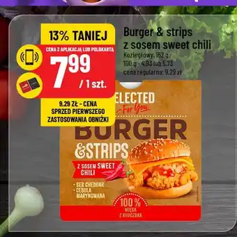 Polomarket Burger & strips z sosem sweet chili Selected for you oferta