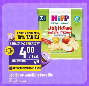 Polomarket Jabłkowe wafelki ryżowe Hipp oferta