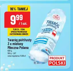 Polomarket Twaróg półtłusty 3x mielony Mleczna polana oferta