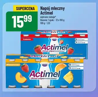 Polomarket Jogurt truskawka Danone actimel oferta