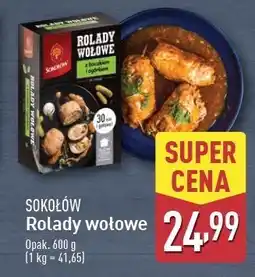 ALDI Rolady wołowe z boczkiem i ogórkiem Sokołów oferta