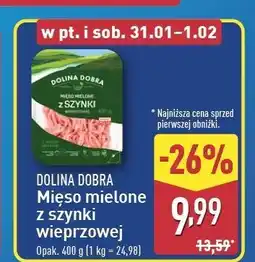 ALDI Mięso mielone z szynki wieprzowej Dolina Dobra oferta