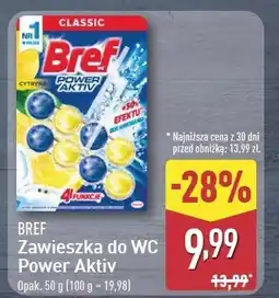 ALDI Kostka do wc 4 function lemon Bref Power Aktiv oferta