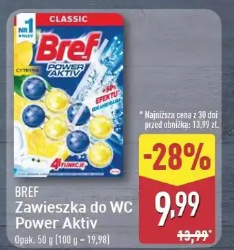 ALDI Kostka do wc 4 function lemon Bref Power Aktiv oferta