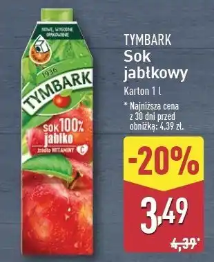 ALDI Sok jabłkowy Tymbark 1936 oferta