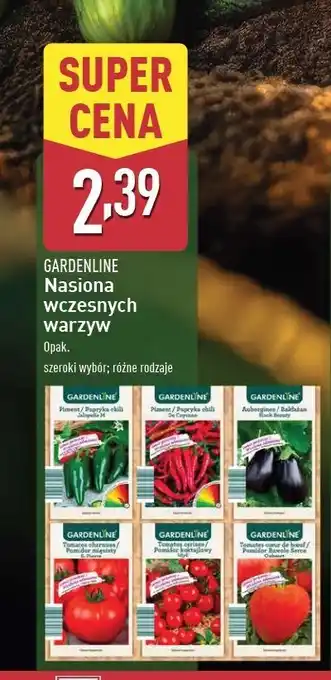 ALDI Nasiona pomidor bawole serce Gardenline oferta