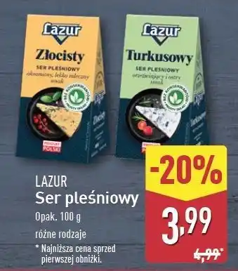 ALDI Ser turkusowy Lazur oferta