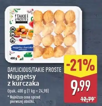 ALDI Nuggetsy z kurczaka Takie Proste oferta